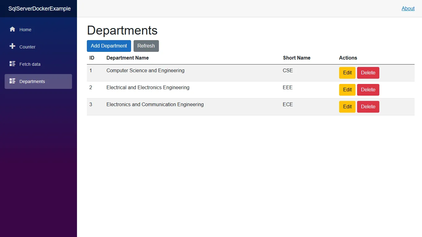 Blazor Server App