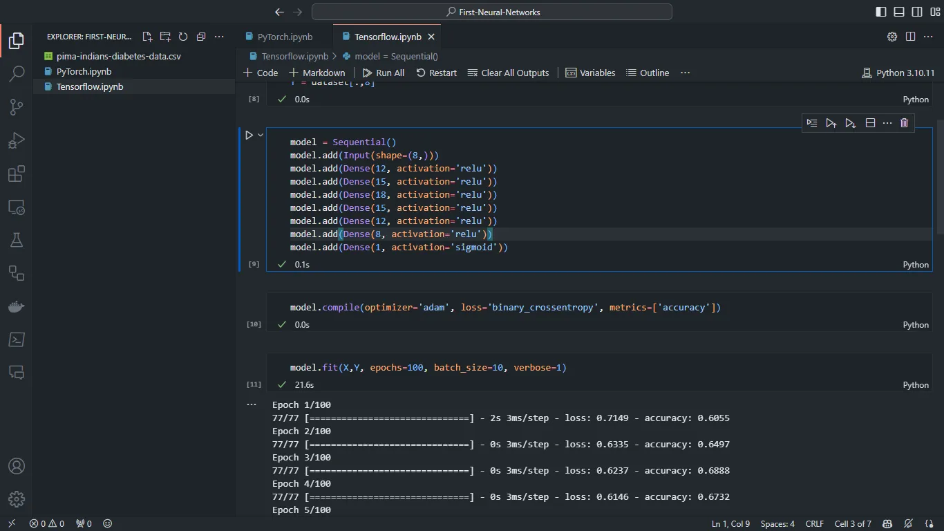 TensorFlow Notebook